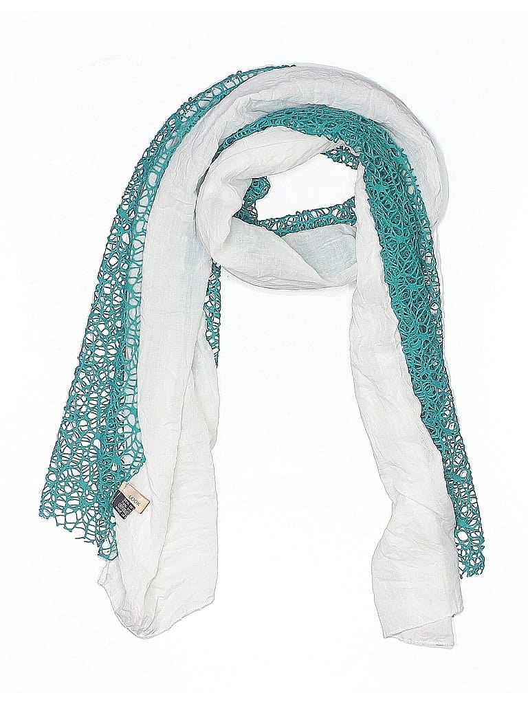 LOOK Pre-owned Scarf In Blue