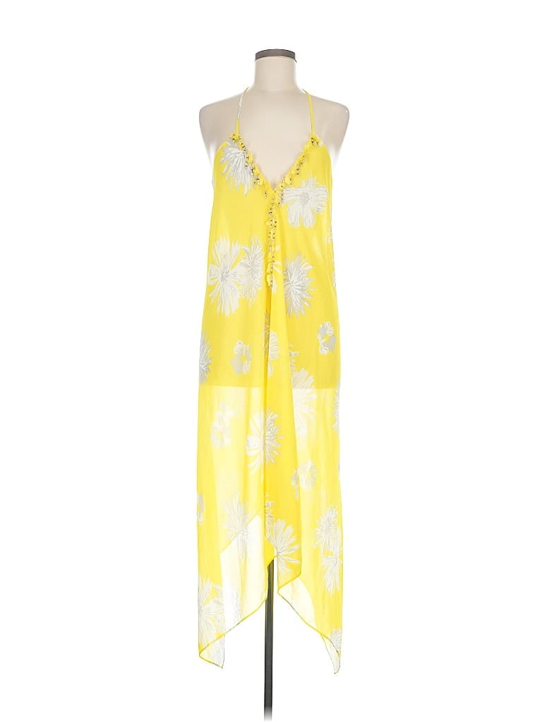 Pre-owned Ramy Brook Swimsuit Cover Up In Yellow