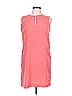 Zara Basic 100% Polyester Solid Pink Casual Dress Size L - photo 1