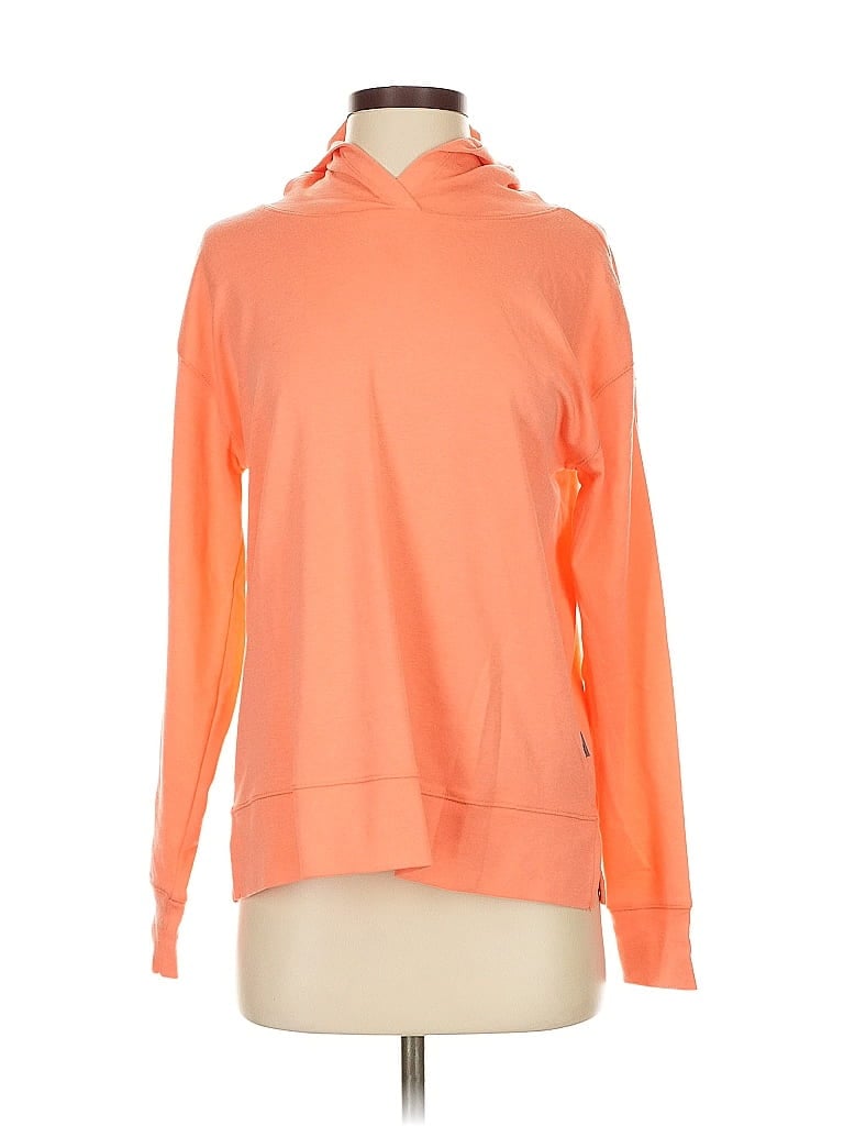 Pre-owned Eddie Bauer Pullover Hoodie In Orange