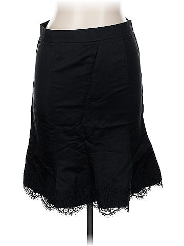 Monique Lhuillier Silk Skirt (view 1)