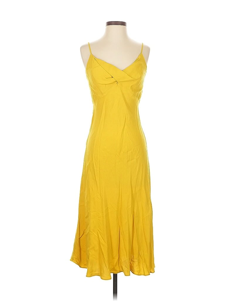 Ann Taylor Loft Casual Dress In Yellow