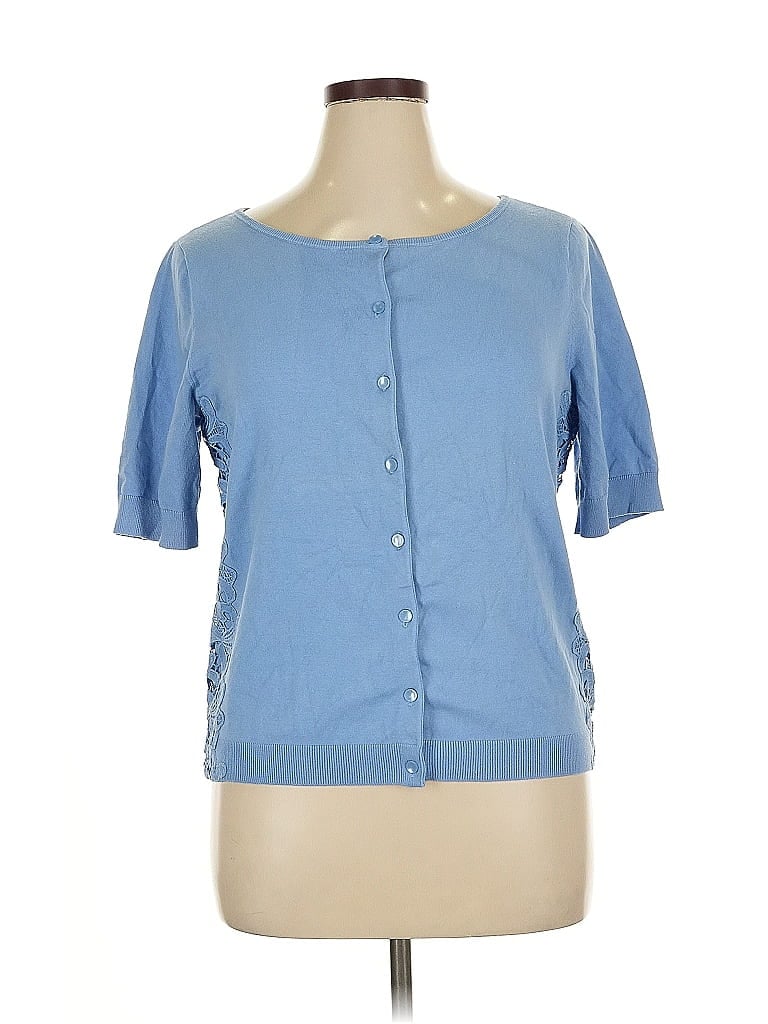 Click to view more detailed imagery on our partner's website Pre-owned Talbots Cardigan Sweater In Blue