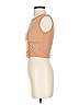 Louna Tan Sleeveless Blouse Size S - photo 5