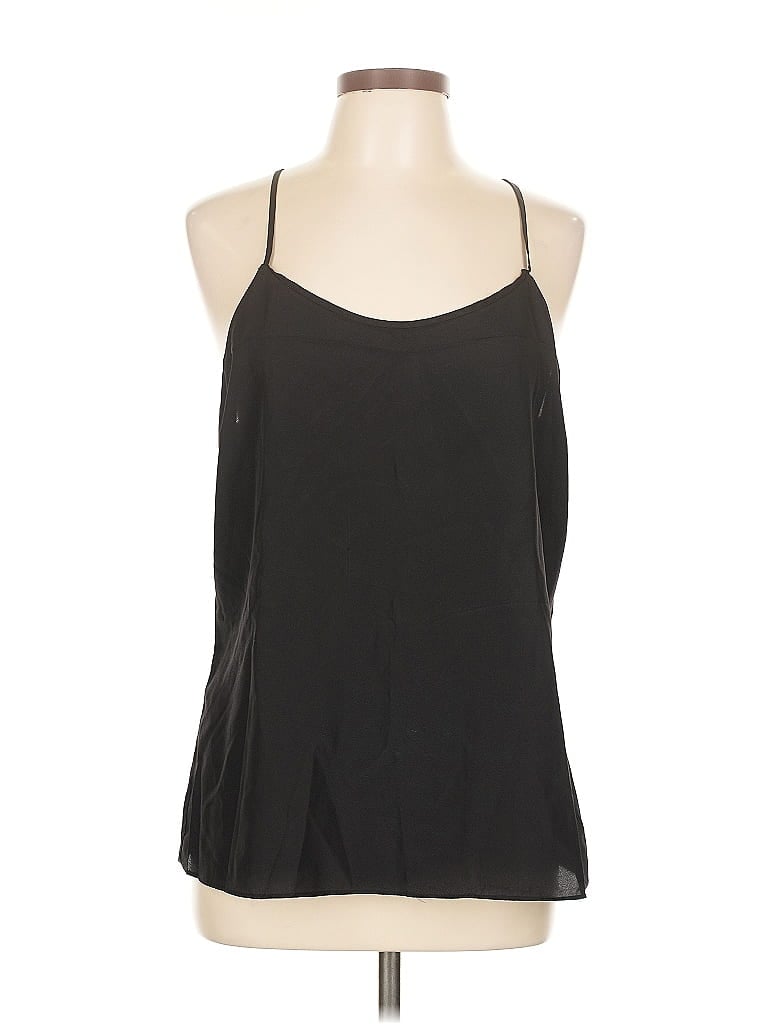 Pre-owned J.crew Factory Store Sleeveless Blouse In Black