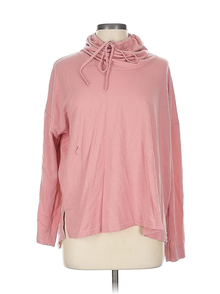Pre-owned Natori Turtleneck Sweater In Pink
