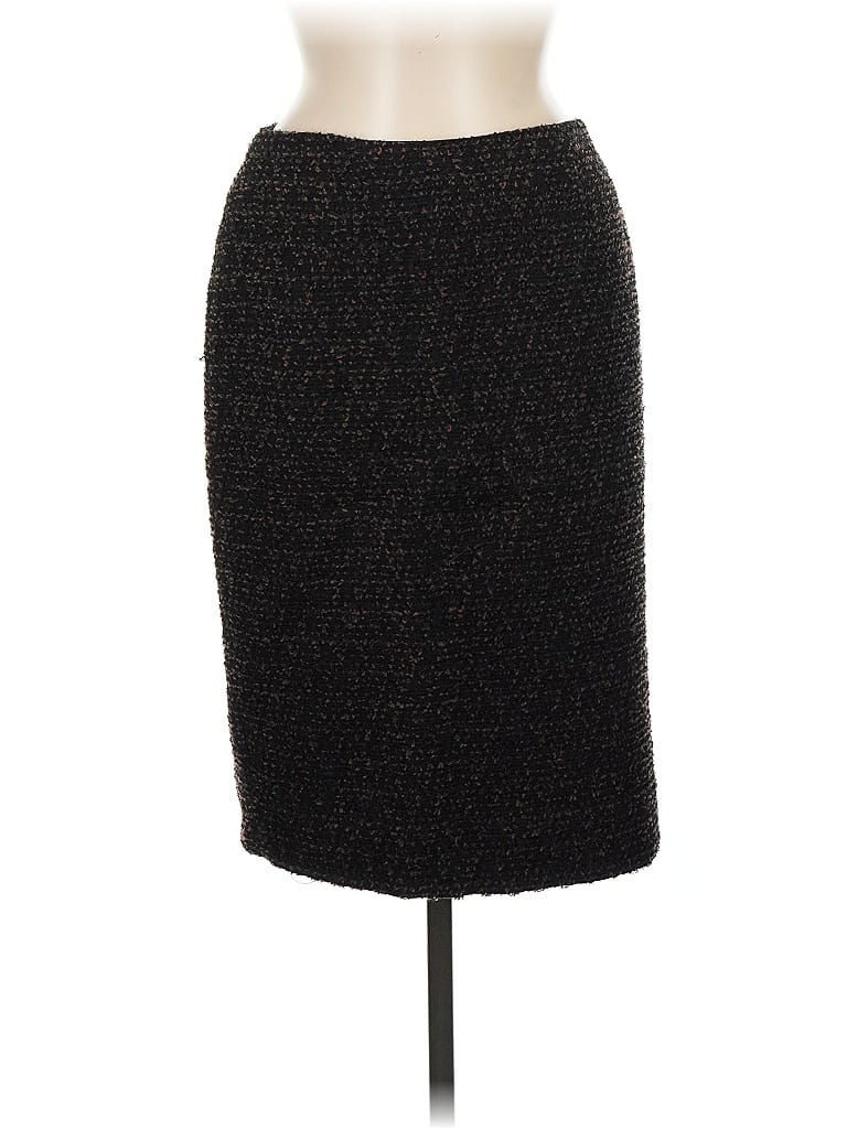 Pre-owned Dana Buchman Formal Skirt In Black