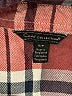 Coupé Collection Plaid Burgundy Long Sleeve Button-Down Shirt Size S - photo 7