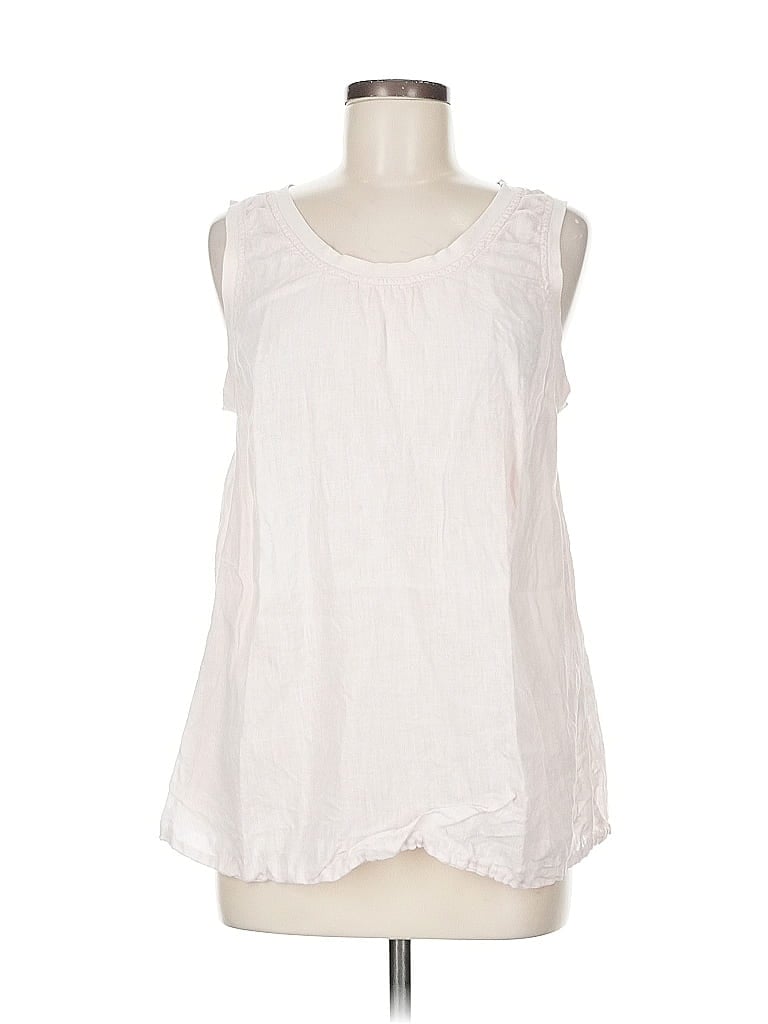 Pre-owned Flax Sleeveless Blouse In Pink