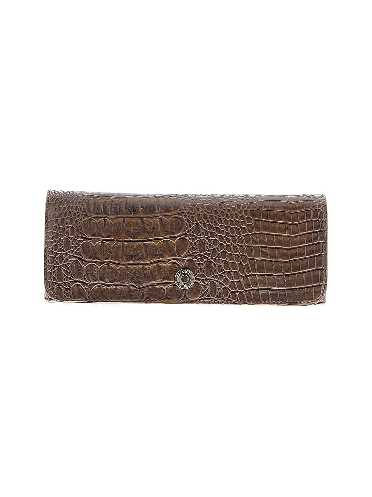 Pre-owned Isaac Mizrahi For Target Clutch In Brown