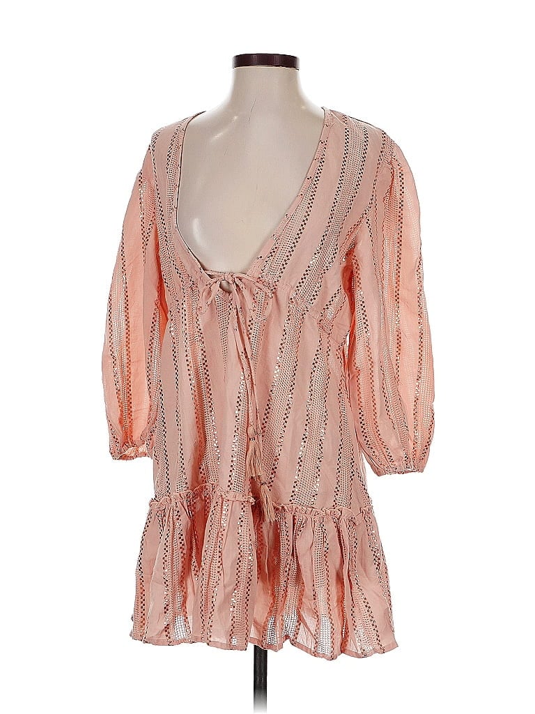 Pre-owned Blue Island Casual Dress In Orange