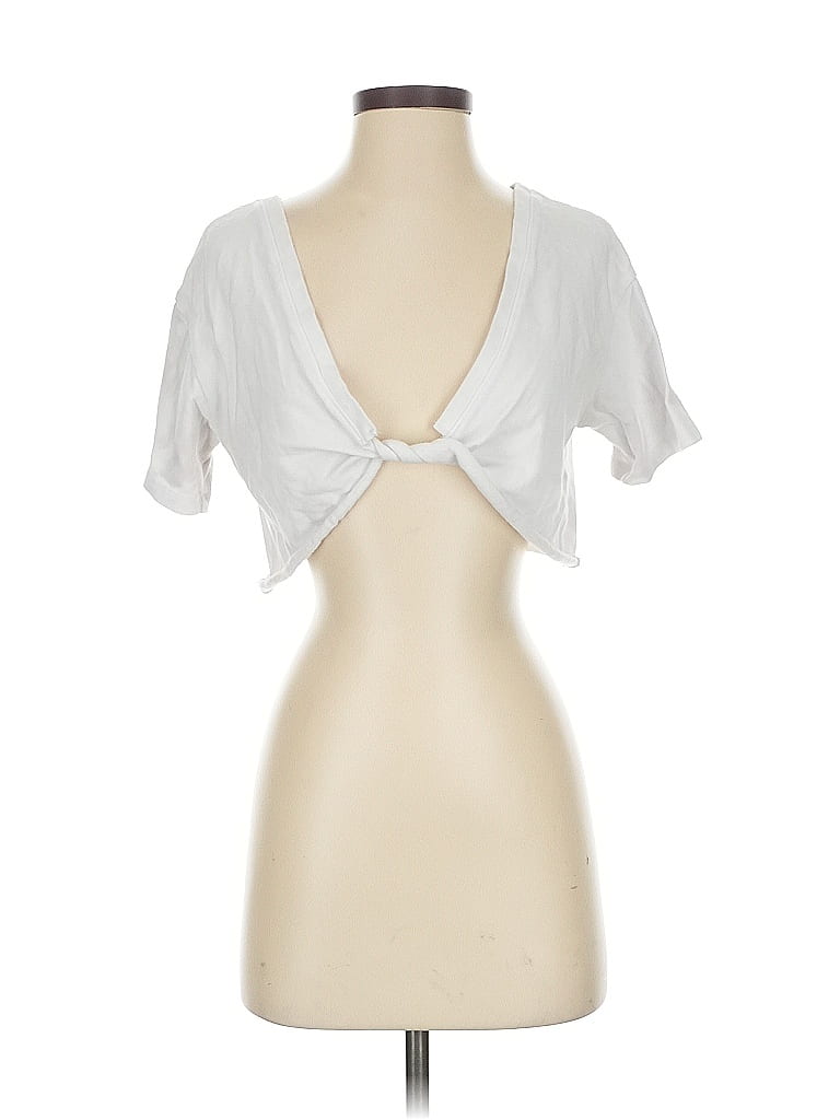 Pre-owned Aerie Cardigan Sweater In White