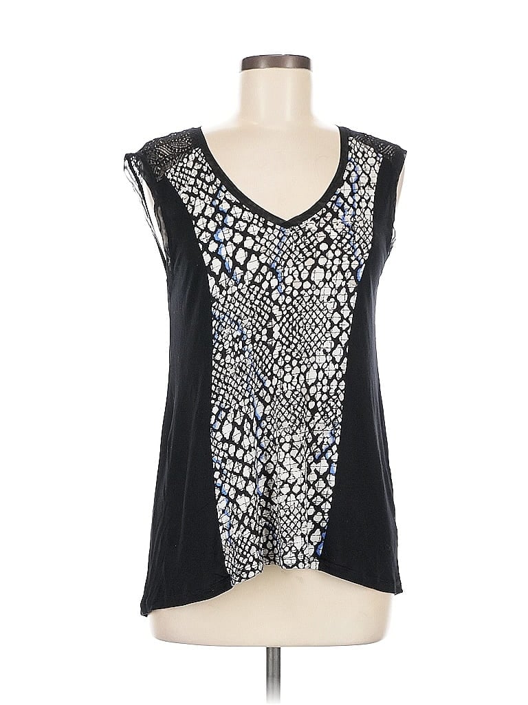 Pre-owned Apt. 9 Sleeveless T-shirt In Black