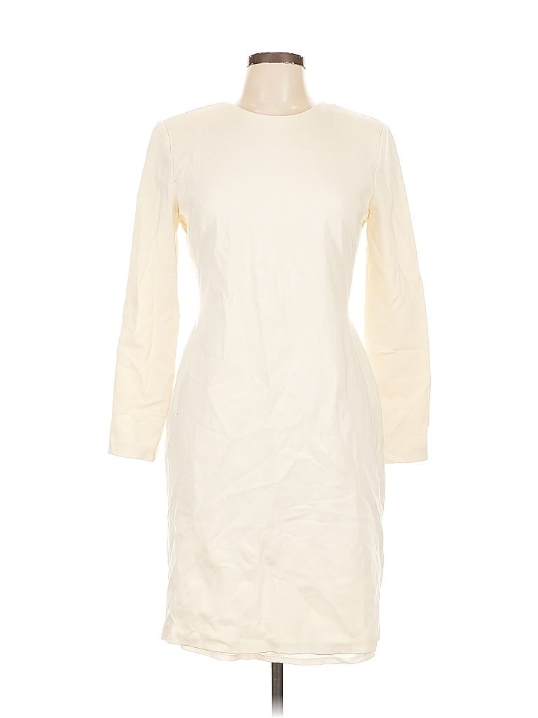 Pre-owned Antonio Melani Casual Dress In White