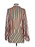 CAbi 100% Polyester Stripes Brown 3/4 Sleeve Blouse Size XS - photo 2