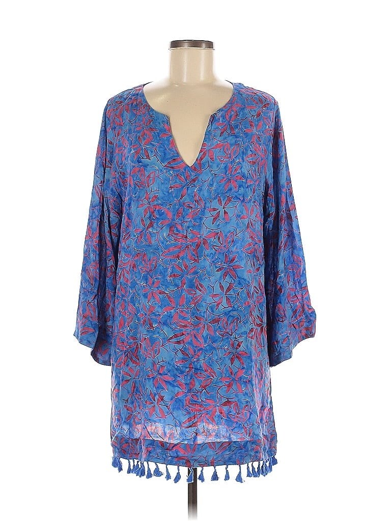 Pre-owned Soft Surroundings Casual Dress In Blue