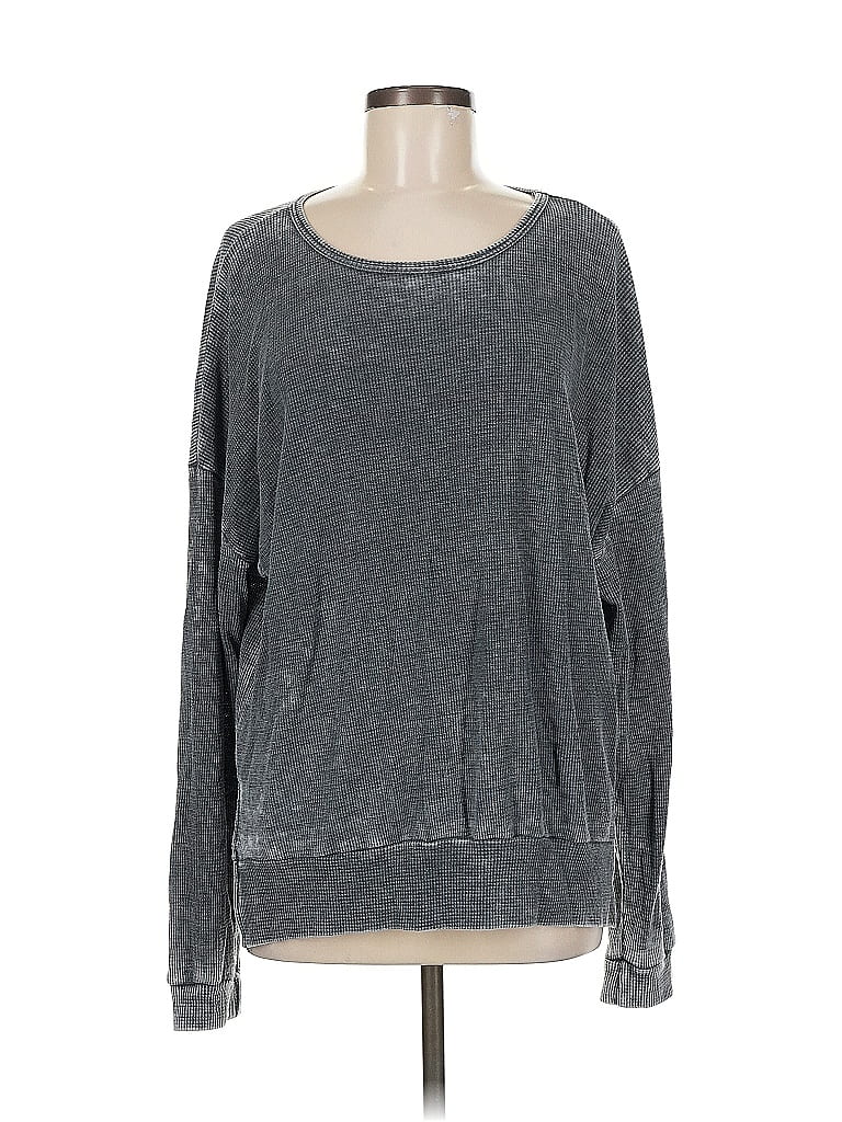 Pre-owned Chrysanthemum Pullover Sweater In Gray