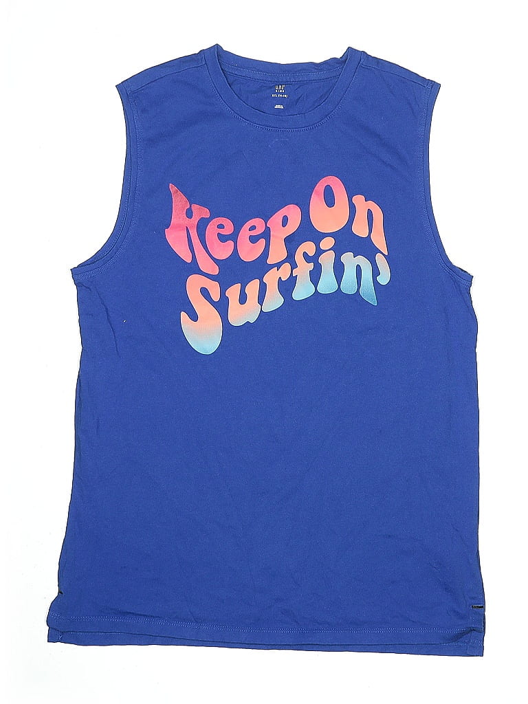Pre-owned Gap Kids' Sleeveless T-shirt In Blue