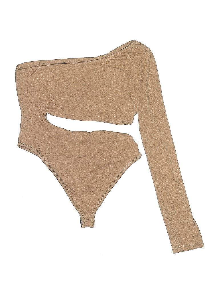 Pre-owned Naked Wardrobe Bodysuit In Brown