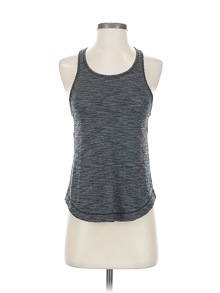 Pre-owned Lululemon Athletica Active Tank Top In Gray