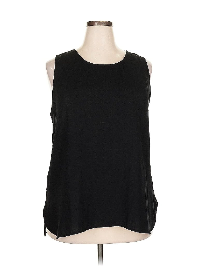 HALOGEN Pre-owned Sleeveless Blouse In Black