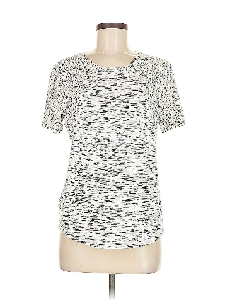 Pre-owned Lululemon Athletica Active T-shirt In Gray