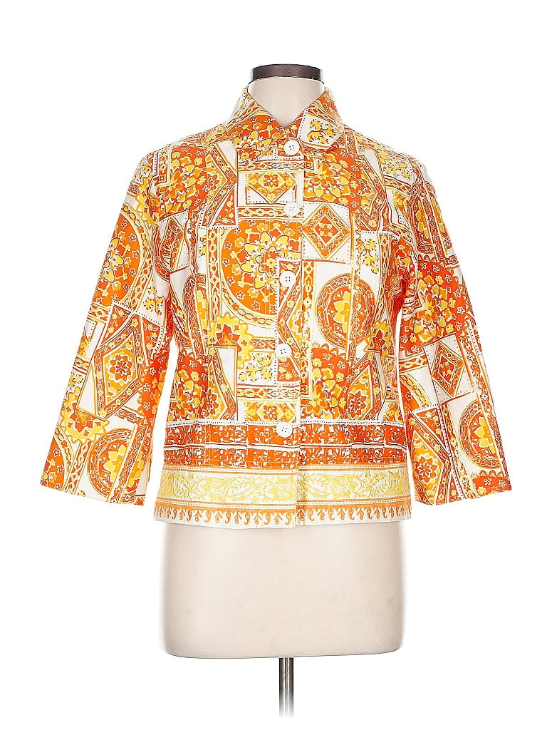 Pre-owned Coldwater Creek Jacket In Orange