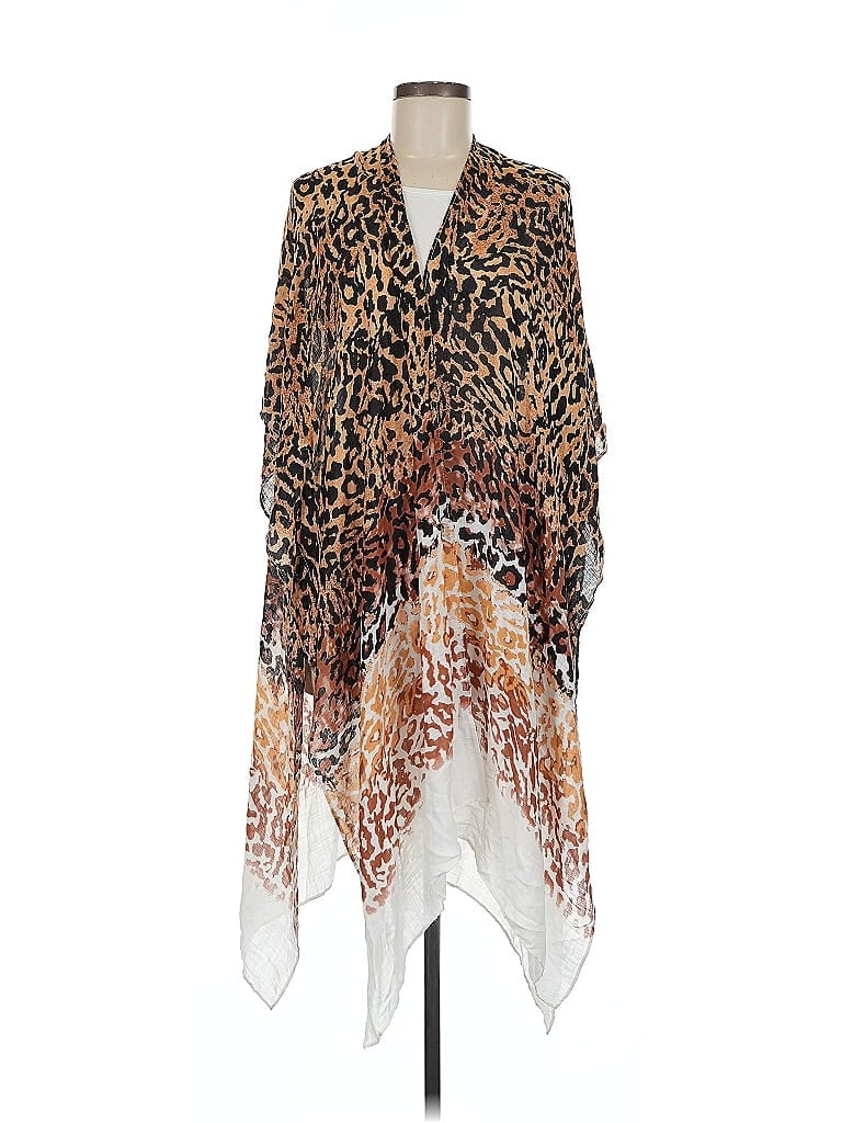 Pre-owned Macchia Di Ruggine Kimono In Brown