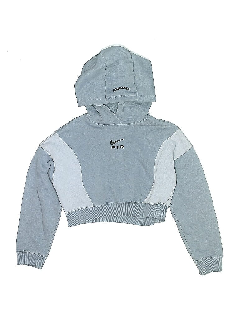 Click to view more detailed imagery on our partner's website Pre-owned Nike Kids' Pullover Hoodie In Blue