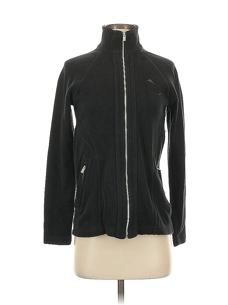 Pre-owned Tommy Bahama Track Jacket In Black