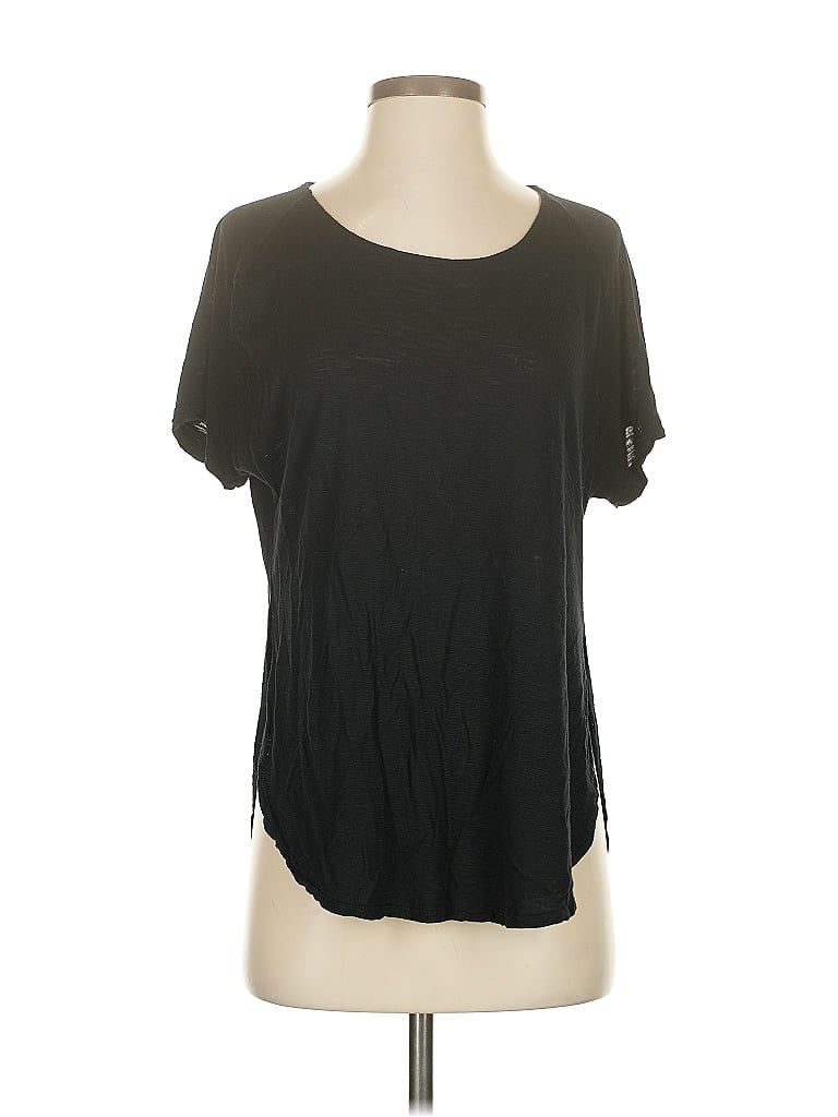Pre-owned Madewell Short Sleeve T-shirt In Black