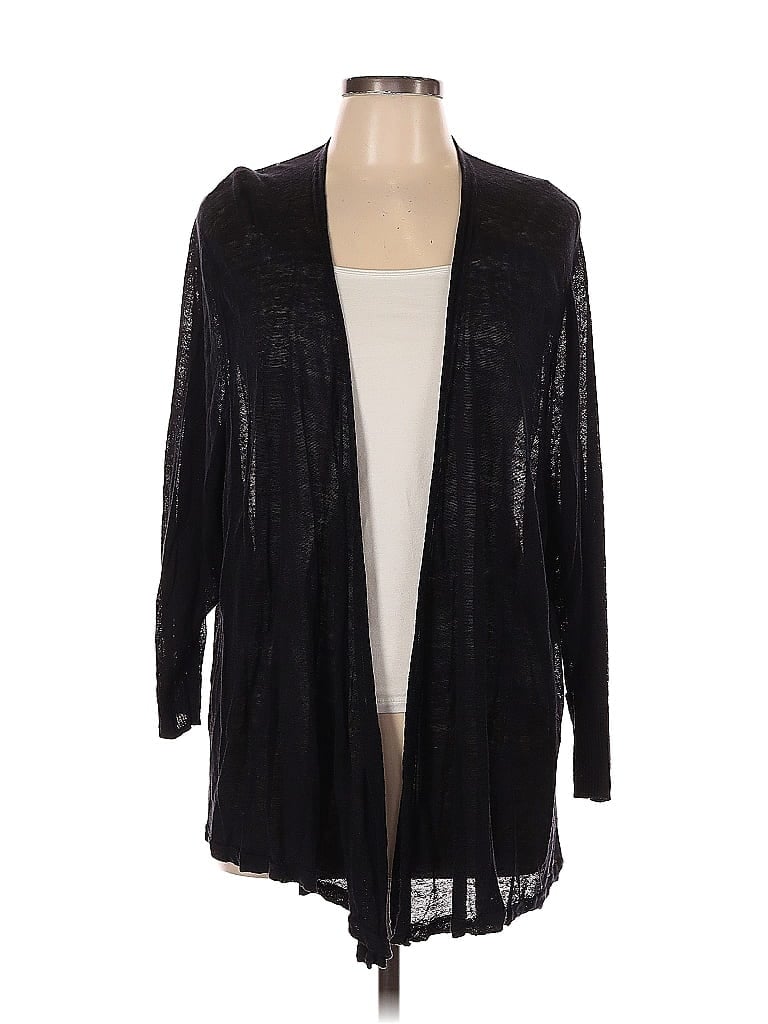 Pre-owned Nic + Zoe Cardigan Sweater In Black
