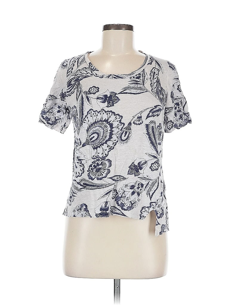 Pre-owned Meadow Rue Short Sleeve T-shirt In Blue