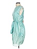 Brian Reyes Teal Blue Cocktail Dress Size 4 - photo 5
