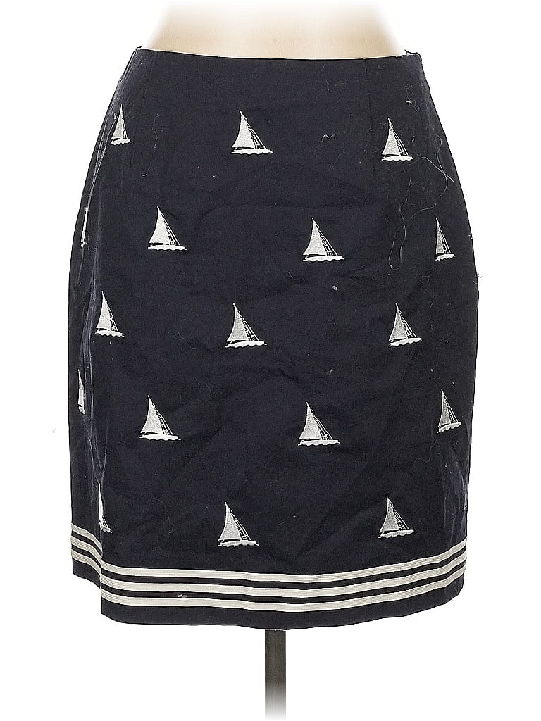 Pre-owned Talbots Casual Skirt In Black