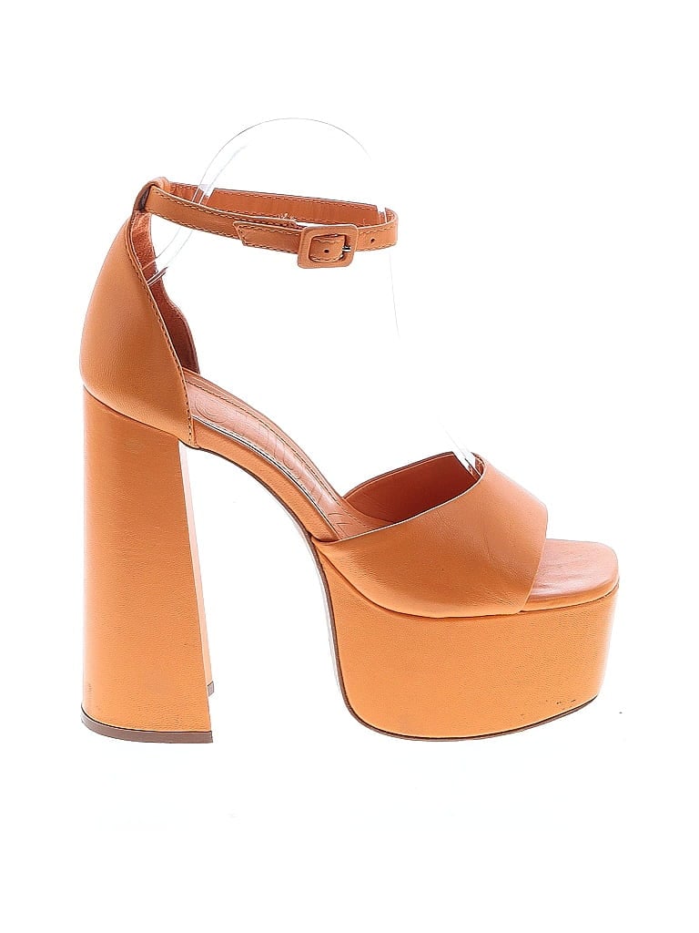 Pre-owned Schutz Heels In Orange