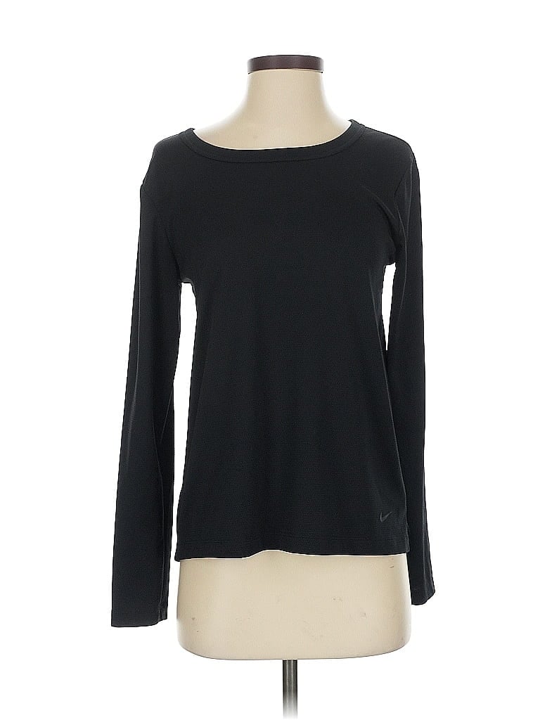 Pre-owned Nike Long Sleeve T-shirt In Black