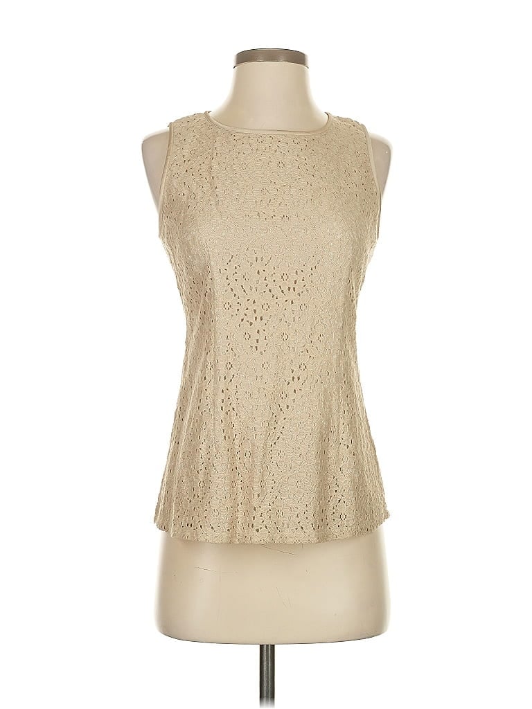 Click to view more detailed imagery on our partner's website Pre-owned Banana Republic Sleeveless Blouse In Brown