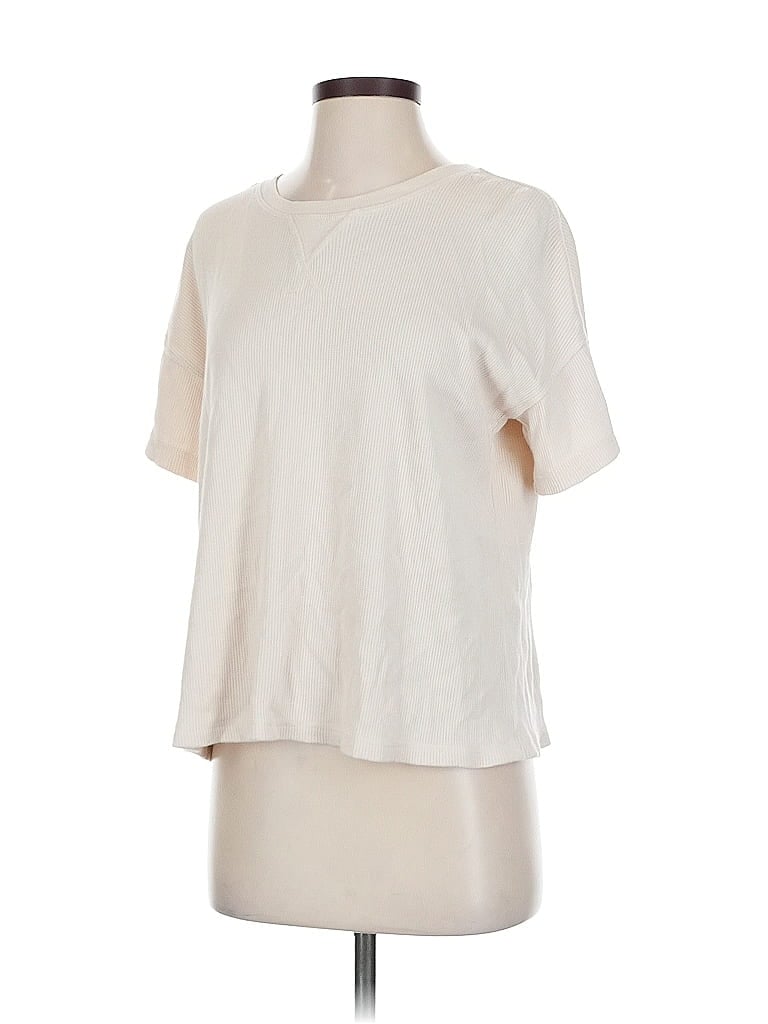 Pre-owned Lou & Grey Short Sleeve T-shirt In White