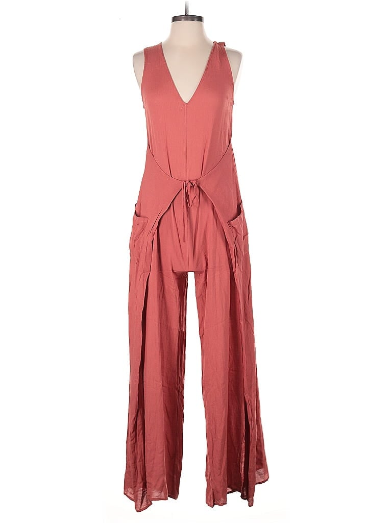 Click to view more detailed imagery on our partner's website Pre-owned Forever 21 Jumpsuit In Pink