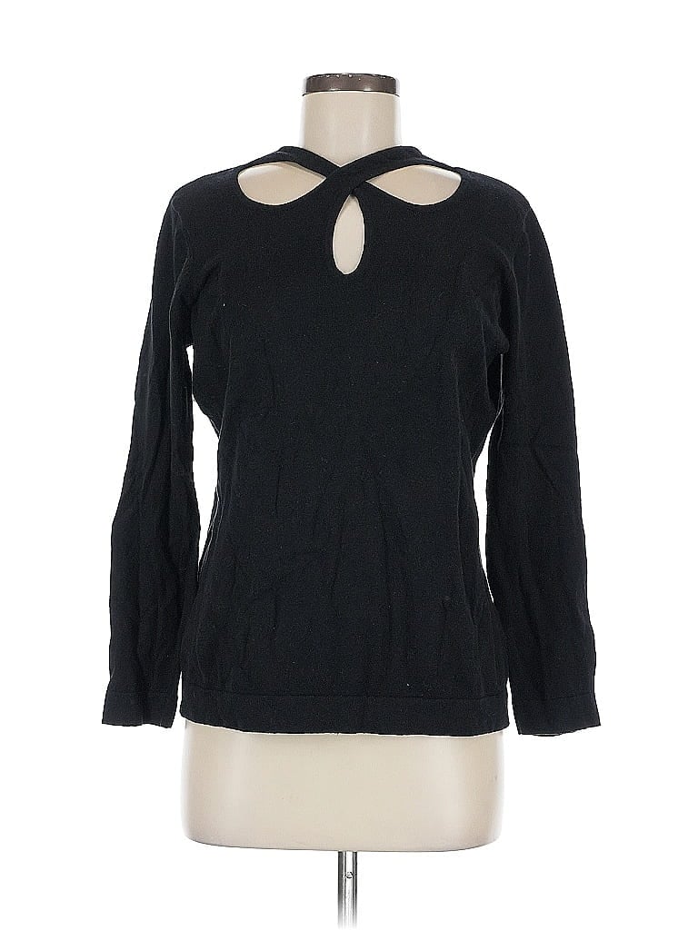 Click to view more detailed imagery on our partner's website Pre-owned Anne Klein Pullover Sweater In Black