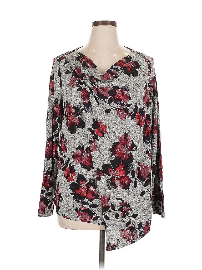 Pre-owned Simply Vera Vera Wang Pullover Sweater In Gray