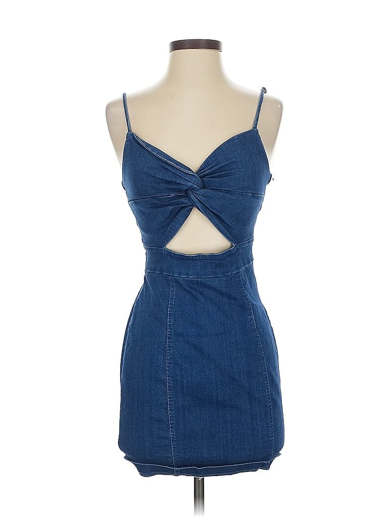 IRIS Pre-owned Cocktail Dress In Blue