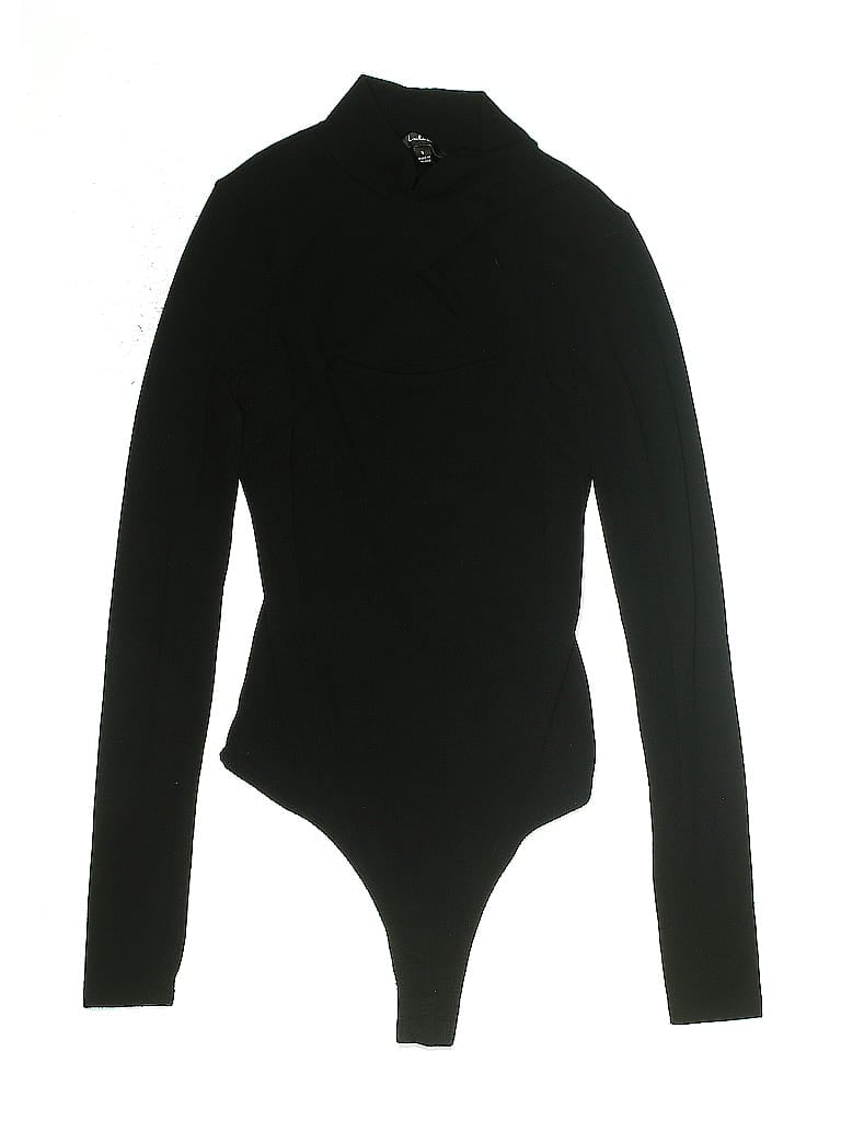LULUS Pre-owned Bodysuit In Black