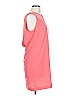 Zara Basic 100% Polyester Solid Pink Casual Dress Size L - photo 4