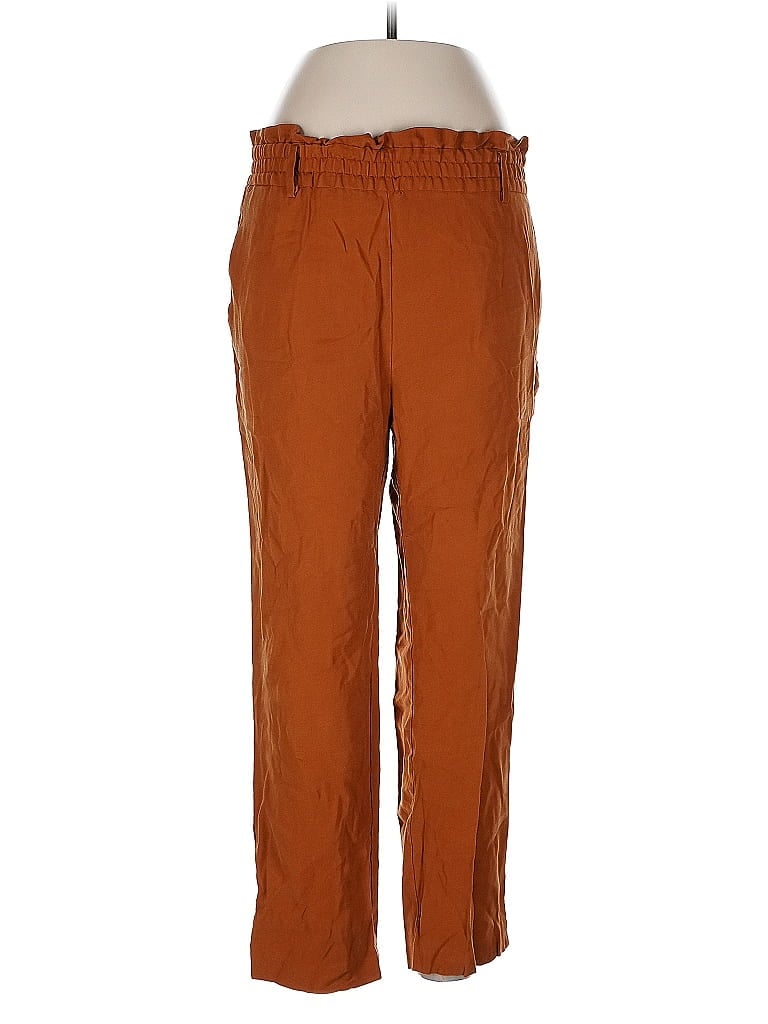 Pre-owned Zara Trf Casual Pants In Brown