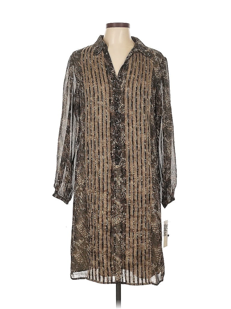 Pre-owned Antonio Melani Casual Dress In Brown