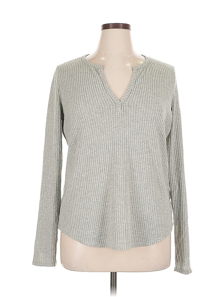 Pre-owned Nine Britton Pullover Sweater In Gray