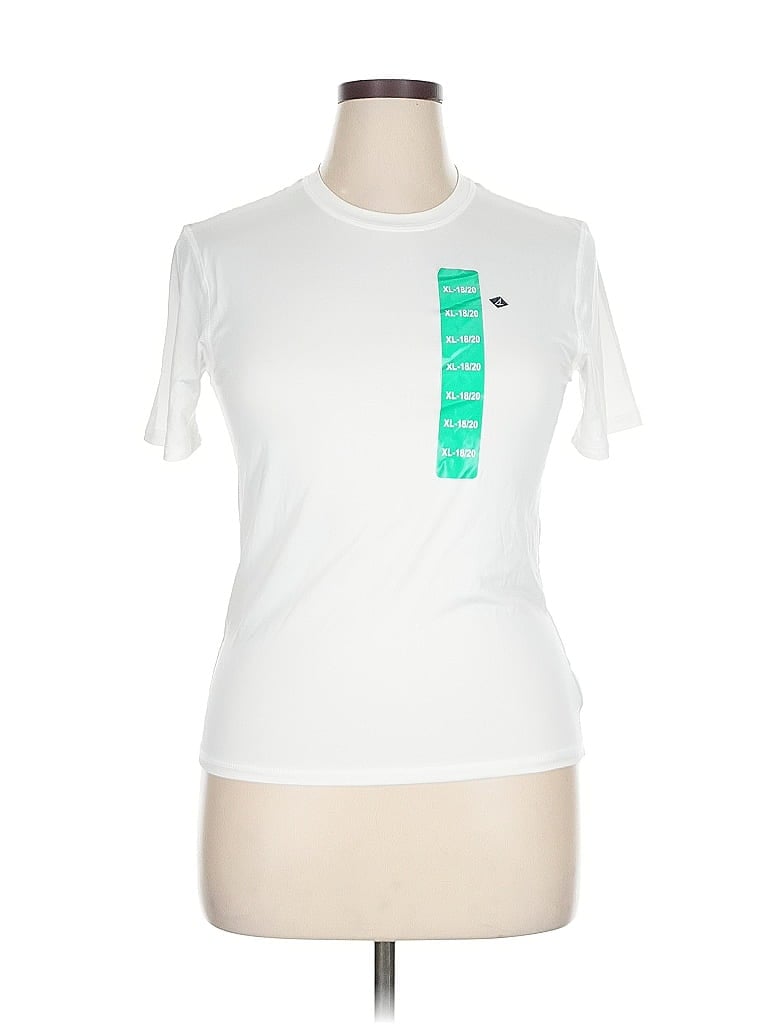 Sperry Top-sider® Active T-shirt White Mock Neckline Activewear In White