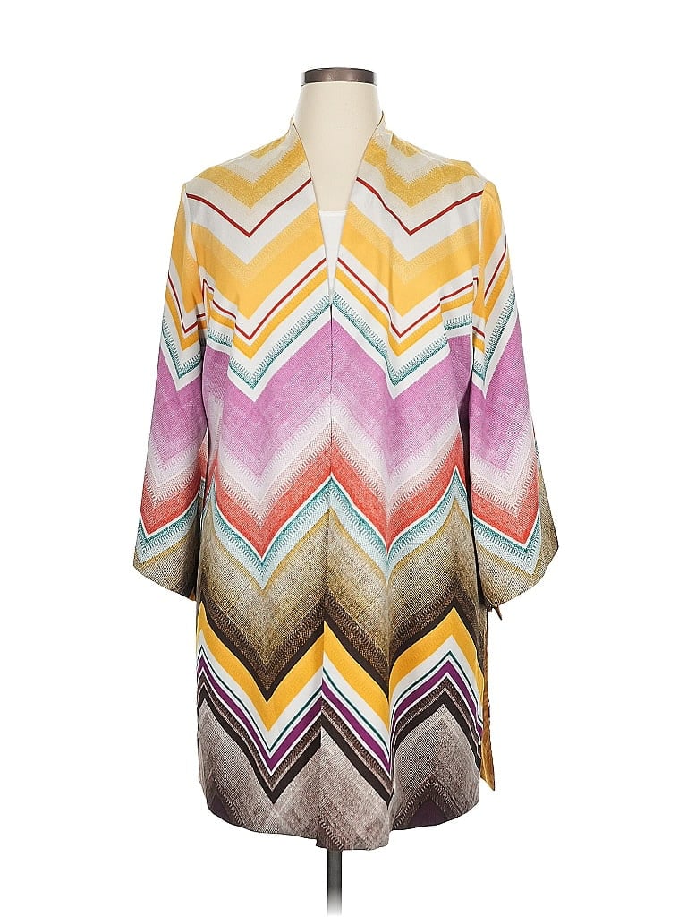 Pre-owned Chico's Coat In Yellow